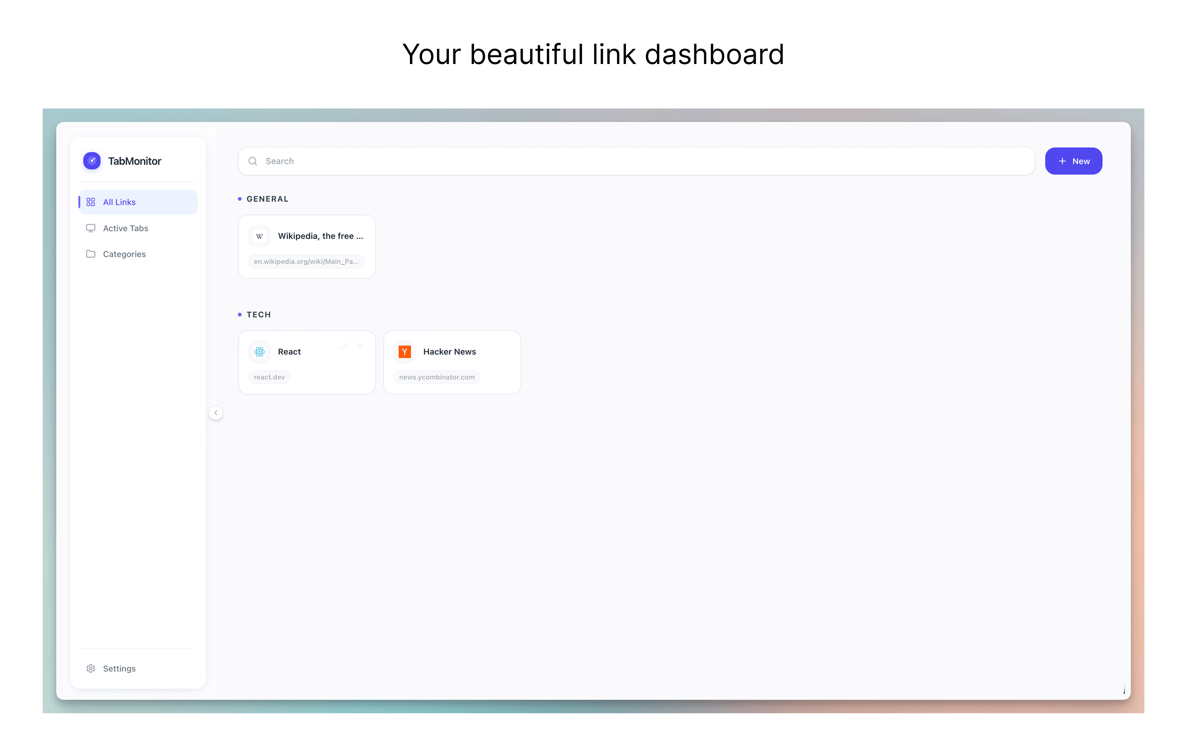 TabMonitor dashboard screenshot